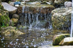 Aqua Pond Ltd: Expert Pond Maintenance Services from a Professional Contractor Near You 7 Serene Waterfall Flowing Over Rocks