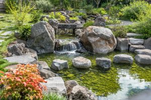 Best Practices for Pond Maintenance and Repair 8 Japanese garden pond with waterfall and bridge